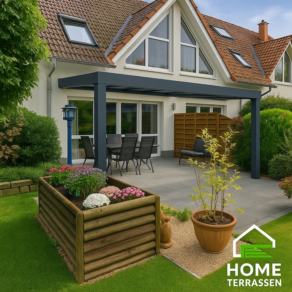 Terrassenüberdachung Leistungen NRW aus Aluminium und Glas in NRW