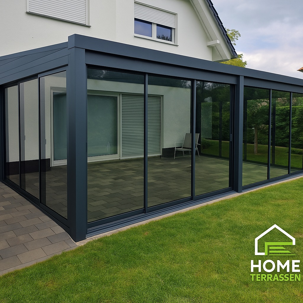 Wintergarten mit Glasschiebetüren in Paderborn – Home Terrassen Projekt